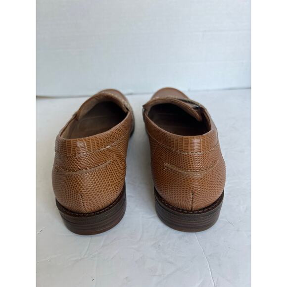 NWT Brioso Frisco Brown Lizard Emboss Leather
Loafers Slip On Comfort Shoes 8.5M - Picture 8 of 11